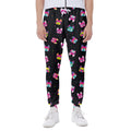 Colorful French Bulldog Print Joggers