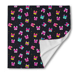 Colorful French Bulldog Print Silk Bandana