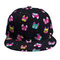 Colorful French Bulldog Print Snapback Cap