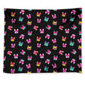 Colorful French Bulldog Print Tapestry