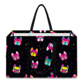 Colorful French Bulldog Print Utility Tote Bag