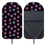 Colorful French Bulldog Print Waterproof Car Seat Cover