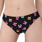 Colorful French Bulldog Print Women's Panties