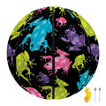 Colorful Frog Pattern Print Basketball