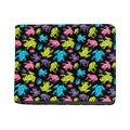 Colorful Frog Pattern Print Bifold Wallet