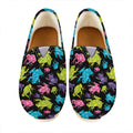 Colorful Frog Pattern Print Casual Shoes