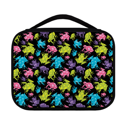 Colorful Frog Pattern Print Classic Bible Case