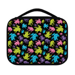 Colorful Frog Pattern Print Classic Bible Case