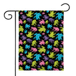 Colorful Frog Pattern Print House Flag