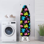 Colorful Frog Pattern Print Ironing Board Cover