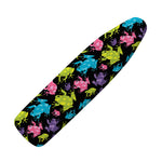 Colorful Frog Pattern Print Ironing Board Cover