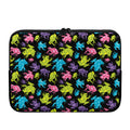 Colorful Frog Pattern Print Laptop Sleeve