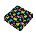 Colorful Frog Pattern Print Outdoor Seat Cushion Cover