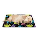 Colorful Frog Pattern Print Pet Cooling Mat Cover