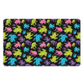 Colorful Frog Pattern Print Polyester Doormat