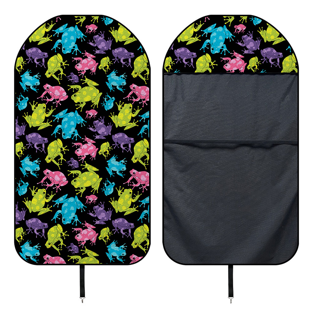 Colorful Frog Pattern Print Waterproof Car Seat Cover