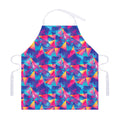 Colorful Geometric Mosaic Print Adjustable Apron