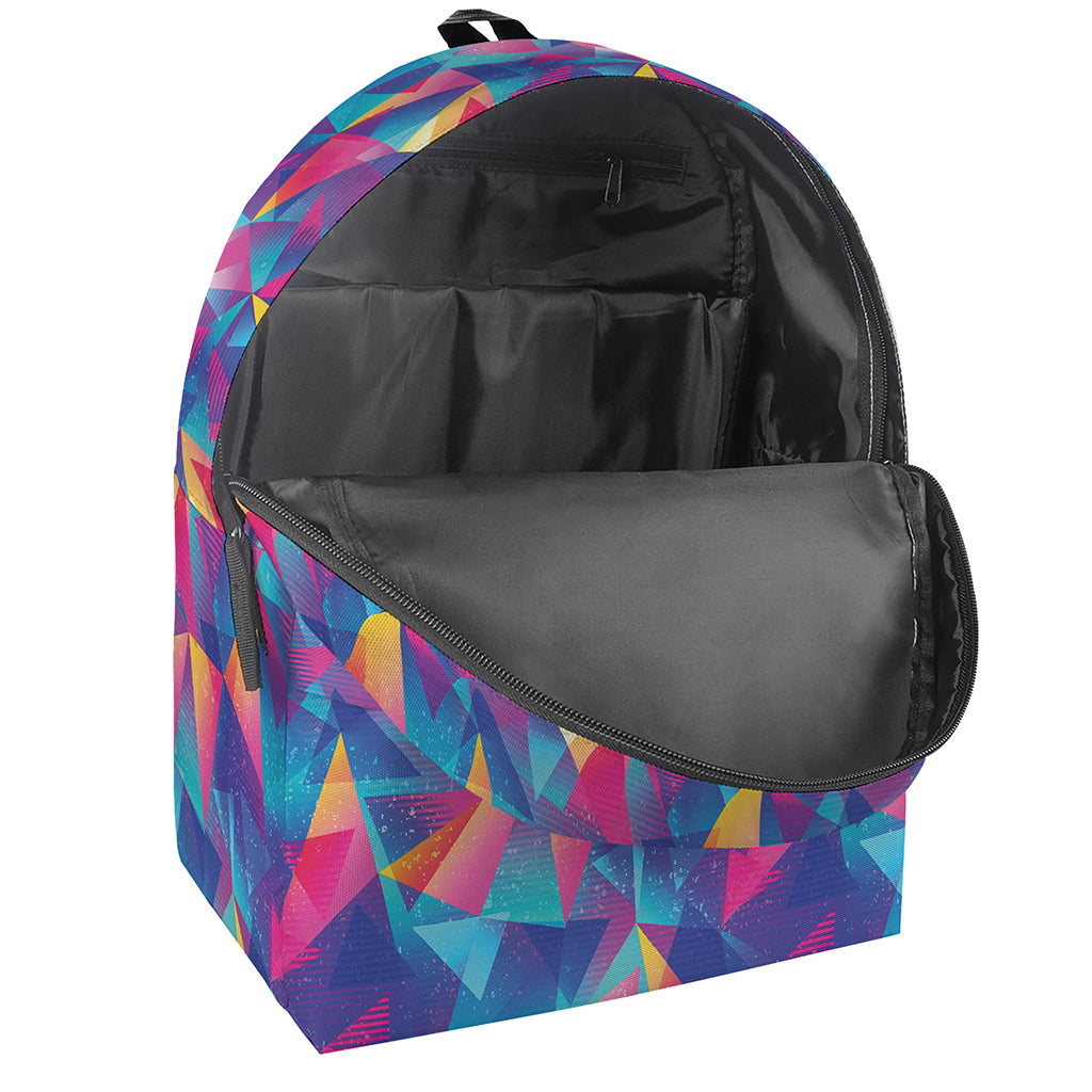 Colorful Geometric Mosaic Print Backpack