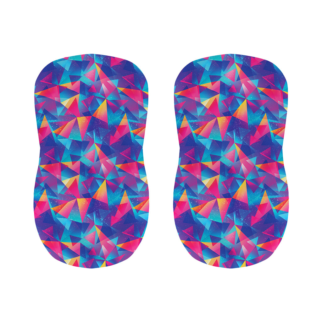 Colorful Geometric Mosaic Print Bar Stool Covers