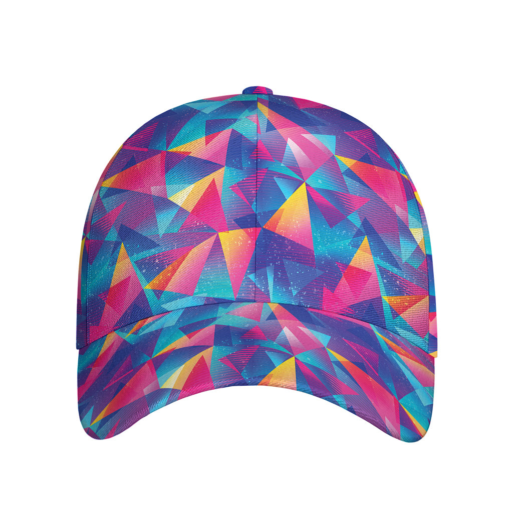 Colorful Geometric Mosaic Print Baseball Cap