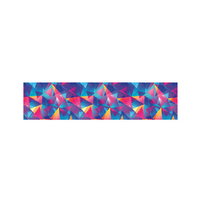 Colorful Geometric Mosaic Print Bed Runner