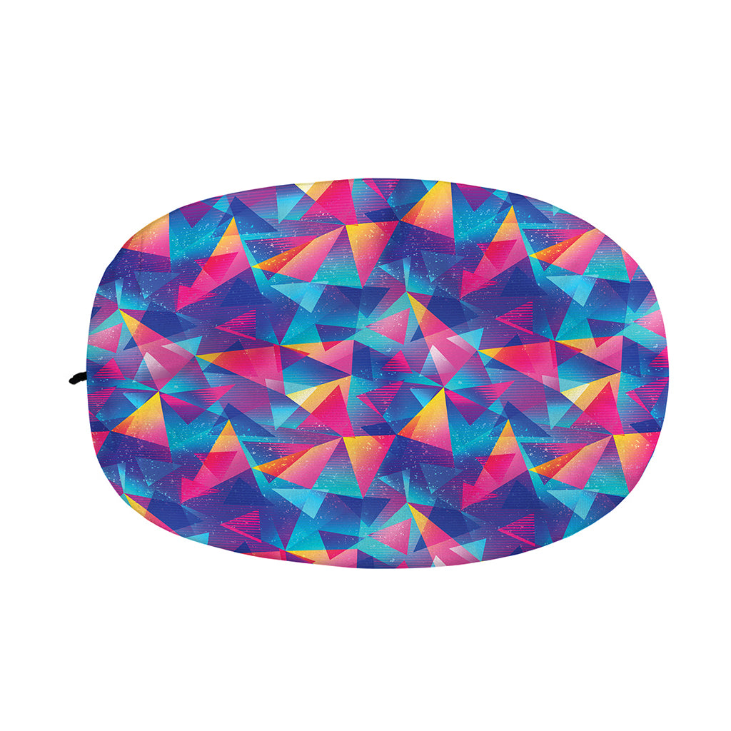 Colorful Geometric Mosaic Print Car Side Mirror Covers