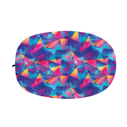 Colorful Geometric Mosaic Print Car Side Mirror Covers