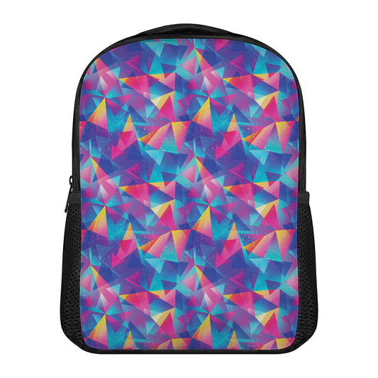 Colorful Geometric Mosaic Print Casual Backpack