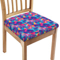 Colorful Geometric Mosaic Print Chair Cushion Cover