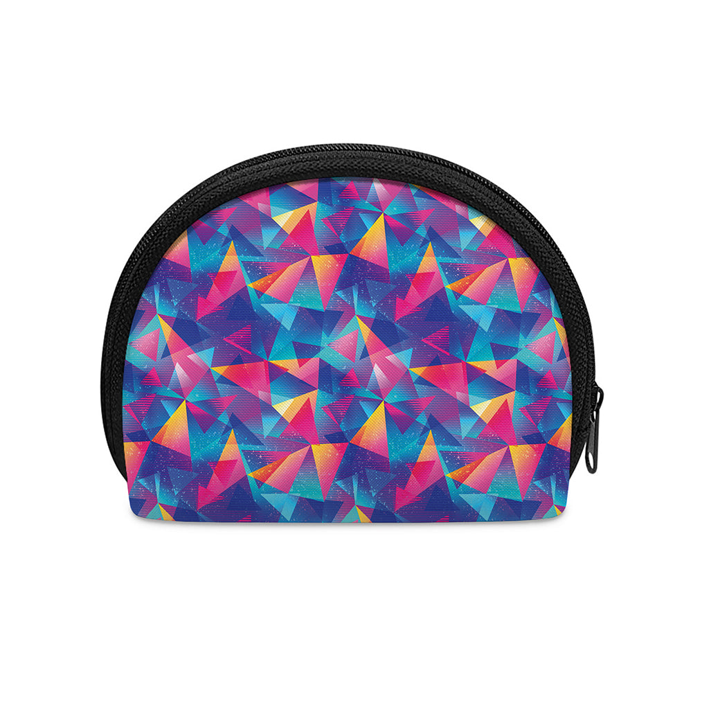 Colorful Geometric Mosaic Print Coin Purse