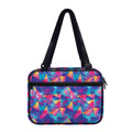 Colorful Geometric Mosaic Print Double Strap Bible Bag