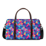 Colorful Geometric Mosaic Print Duffle Bag