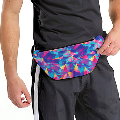 Colorful Geometric Mosaic Print Fanny Pack