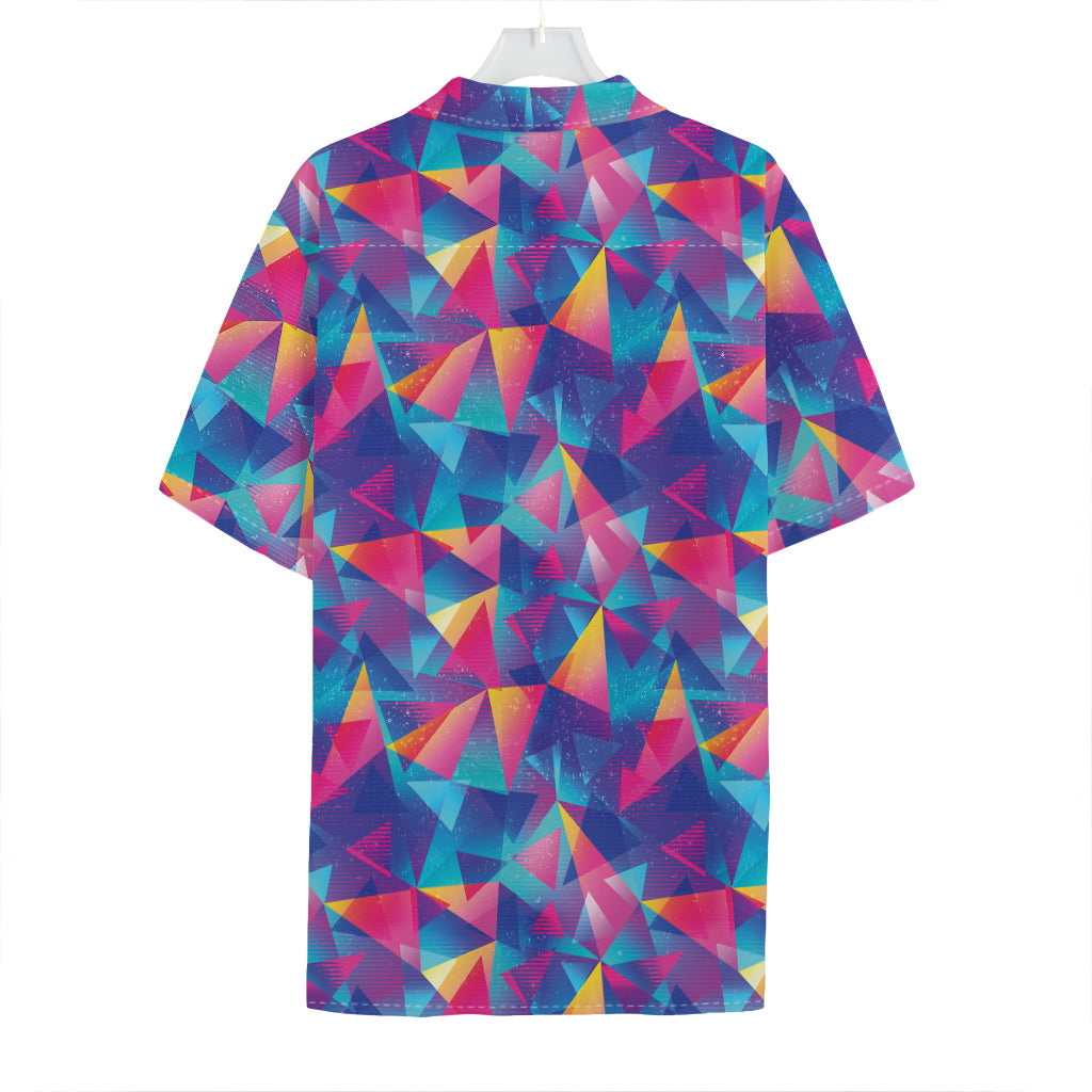 Colorful Geometric Mosaic Print Hawaiian Shirt