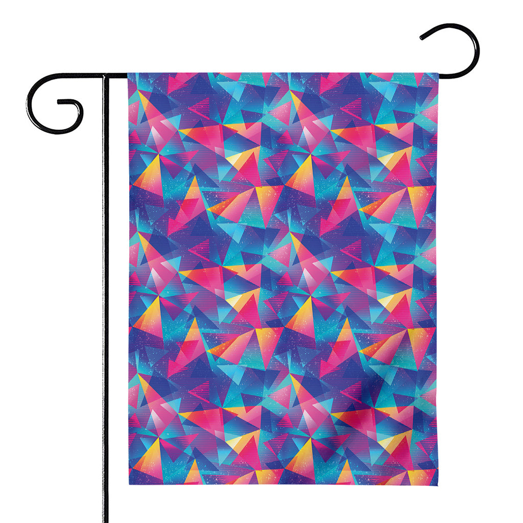 Colorful Geometric Mosaic Print House Flag