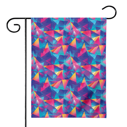 Colorful Geometric Mosaic Print House Flag