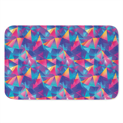 Colorful Geometric Mosaic Print Indoor Door Mat