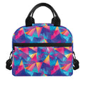 Colorful Geometric Mosaic Print Insulated Lunch Bag