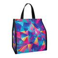 Colorful Geometric Mosaic Print Insulated Lunch Tote