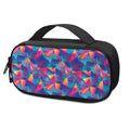 Colorful Geometric Mosaic Print Portable Cooler Travel Case