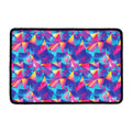 Colorful Geometric Mosaic Print Kitchen Mat
