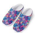 Colorful Geometric Mosaic Print Mesh Casual Shoes