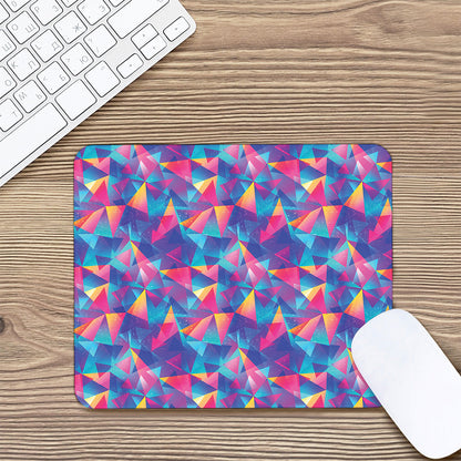 Colorful Geometric Mosaic Print Mouse Pad