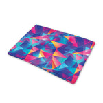 Colorful Geometric Mosaic Print Pet Cooling Mat Cover
