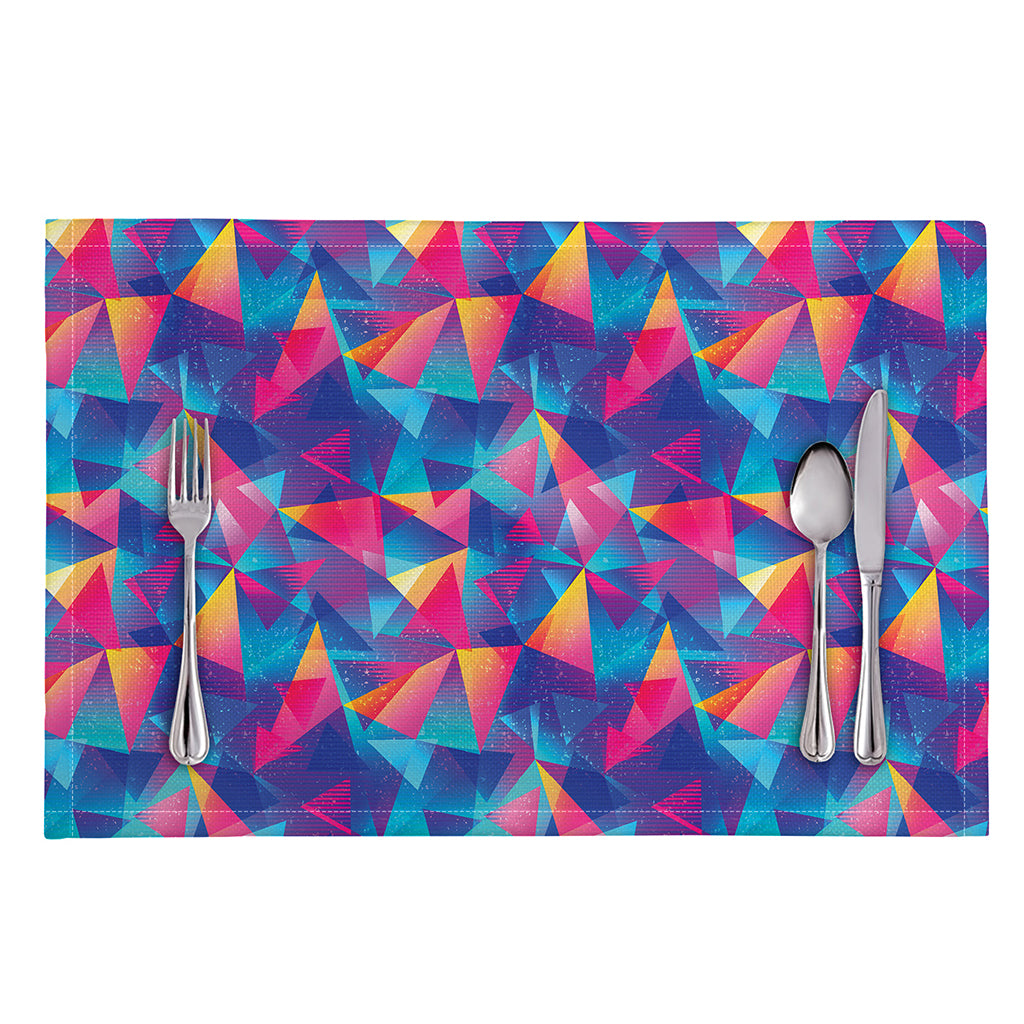 Colorful Geometric Mosaic Print Placemat