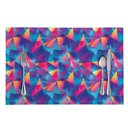 Colorful Geometric Mosaic Print Placemat