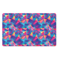 Colorful Geometric Mosaic Print Polyester Doormat