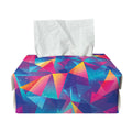 Colorful Geometric Mosaic Print Rectangle Tissue Box Cover