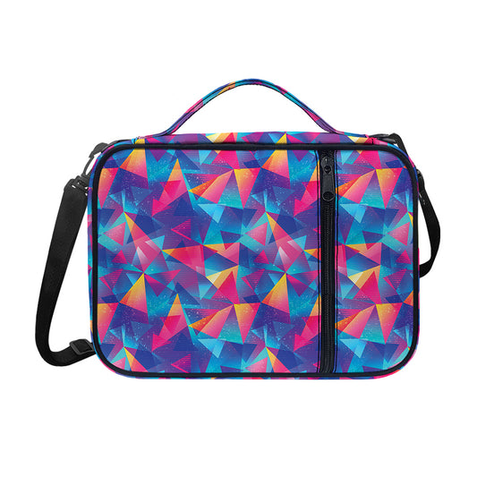 Colorful Geometric Mosaic Print Shoulder Strap Bible Bag