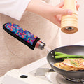 Colorful Geometric Mosaic Print Skillet Handle Cover